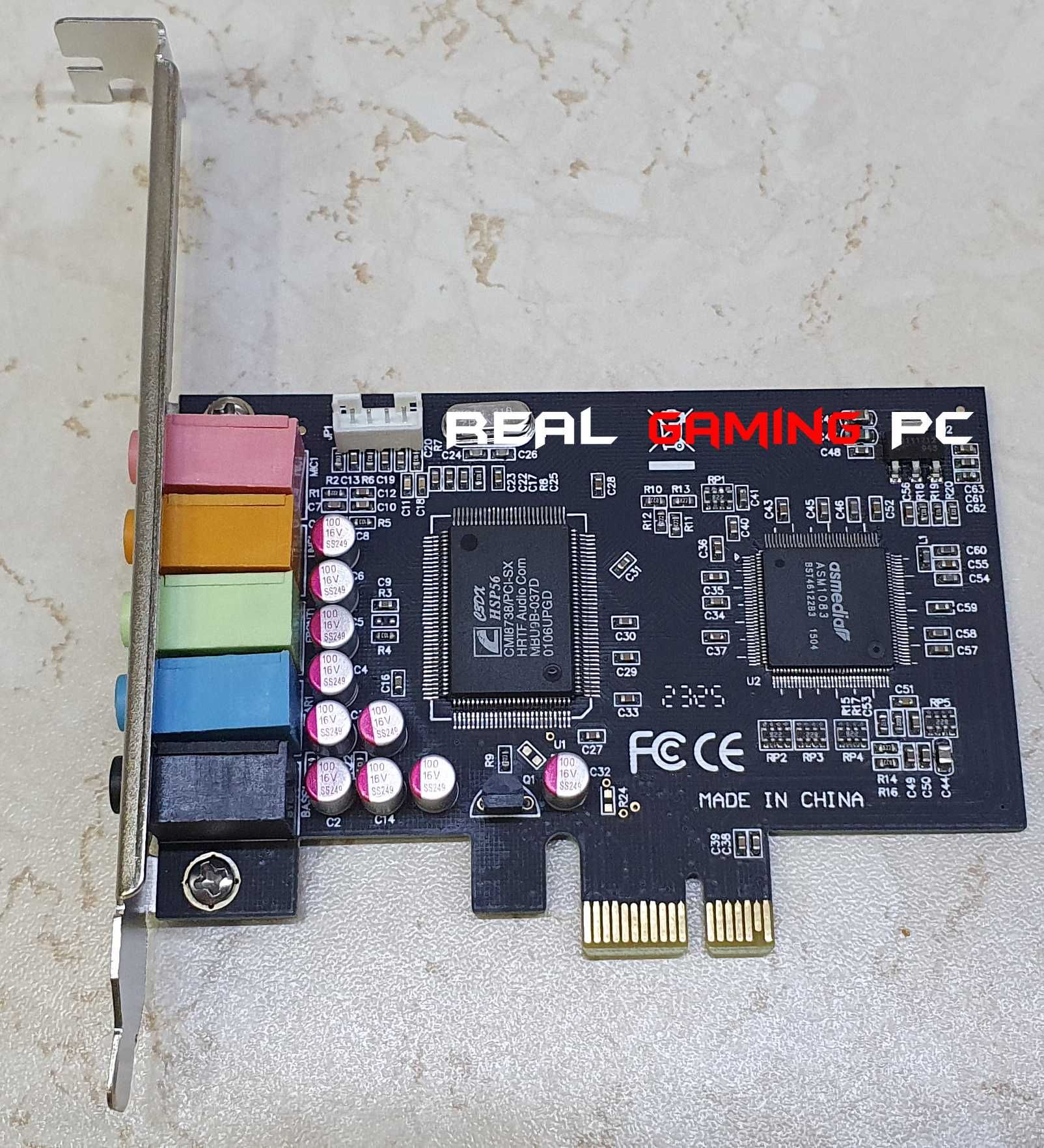 Звуковая карта PCIe 1x 5.1 [Sound card, звучка]