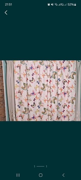 Vând draperii cu tematica fluturi