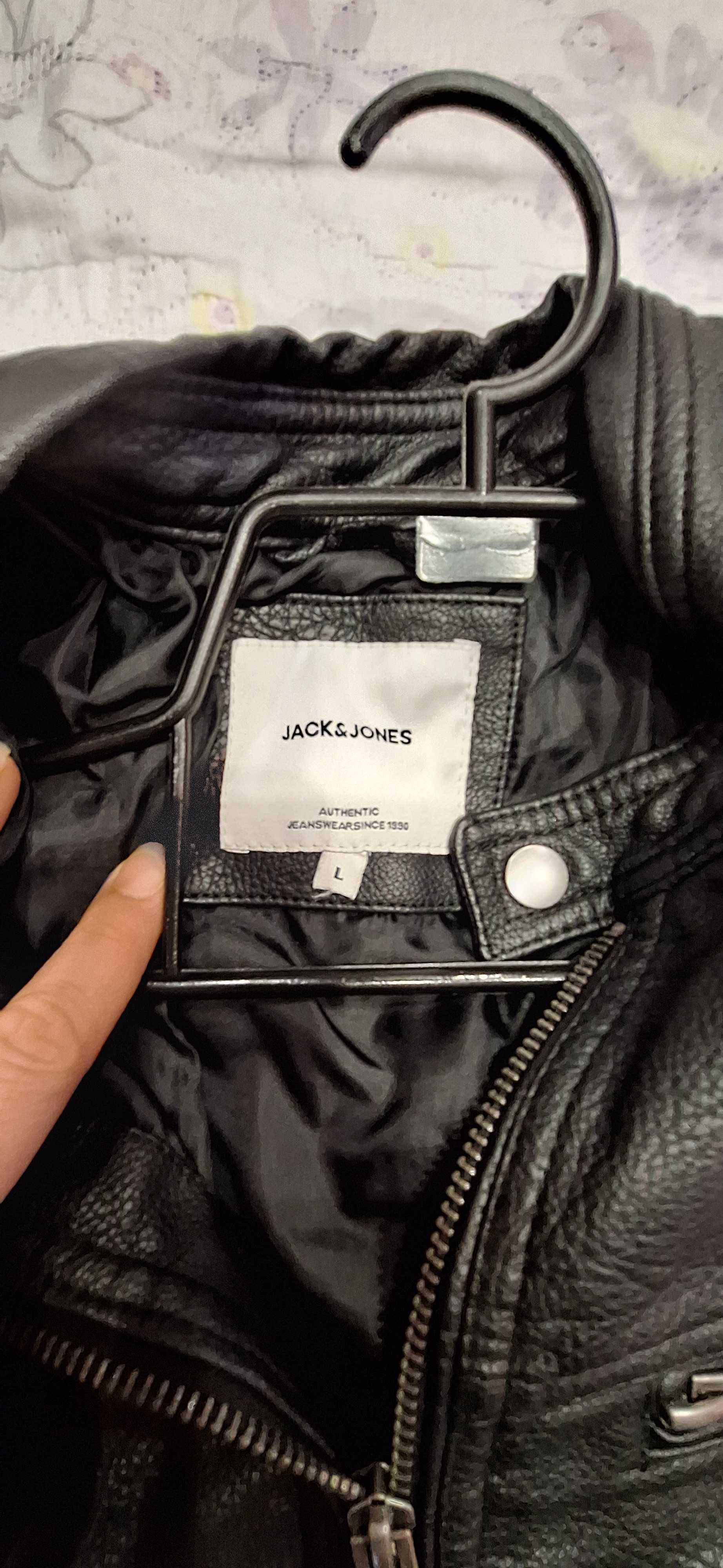 Мъжко кожено яке Jack & Jones