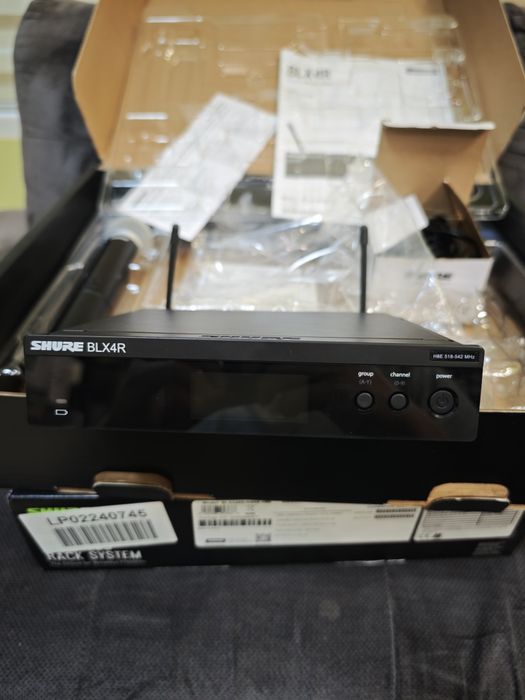 2 бр. безжичен микрофон Shure BLX24RE/SM58 H8E