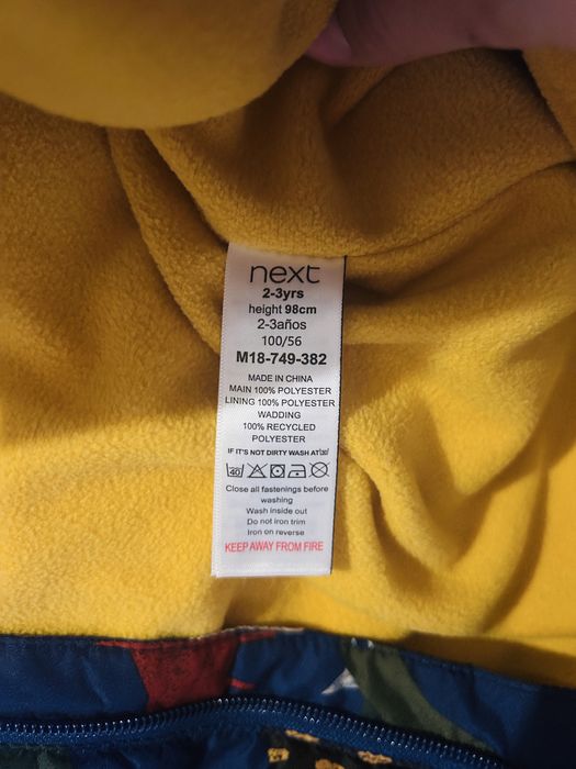 Combinezon baiat 2-3 ani Next