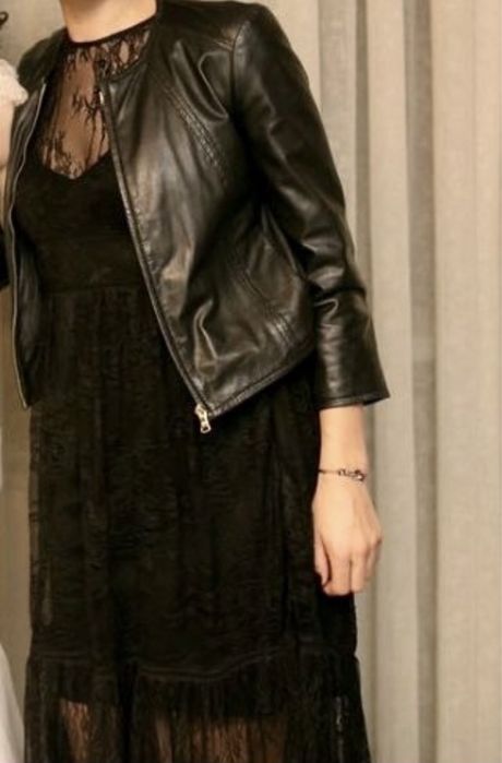 Geacă piele Massimo Dutti