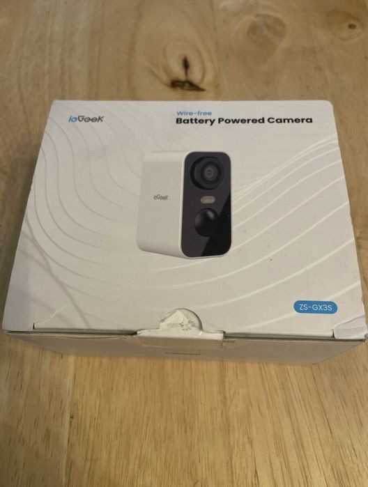 Безжична Smart Камера ioGeek Батерийна Full HD, Нощно виждане.