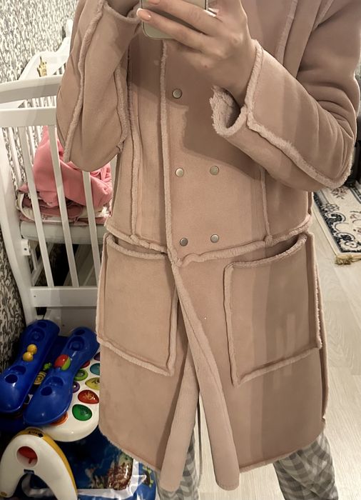 Продам искусственную дубленку в хорошем состояние