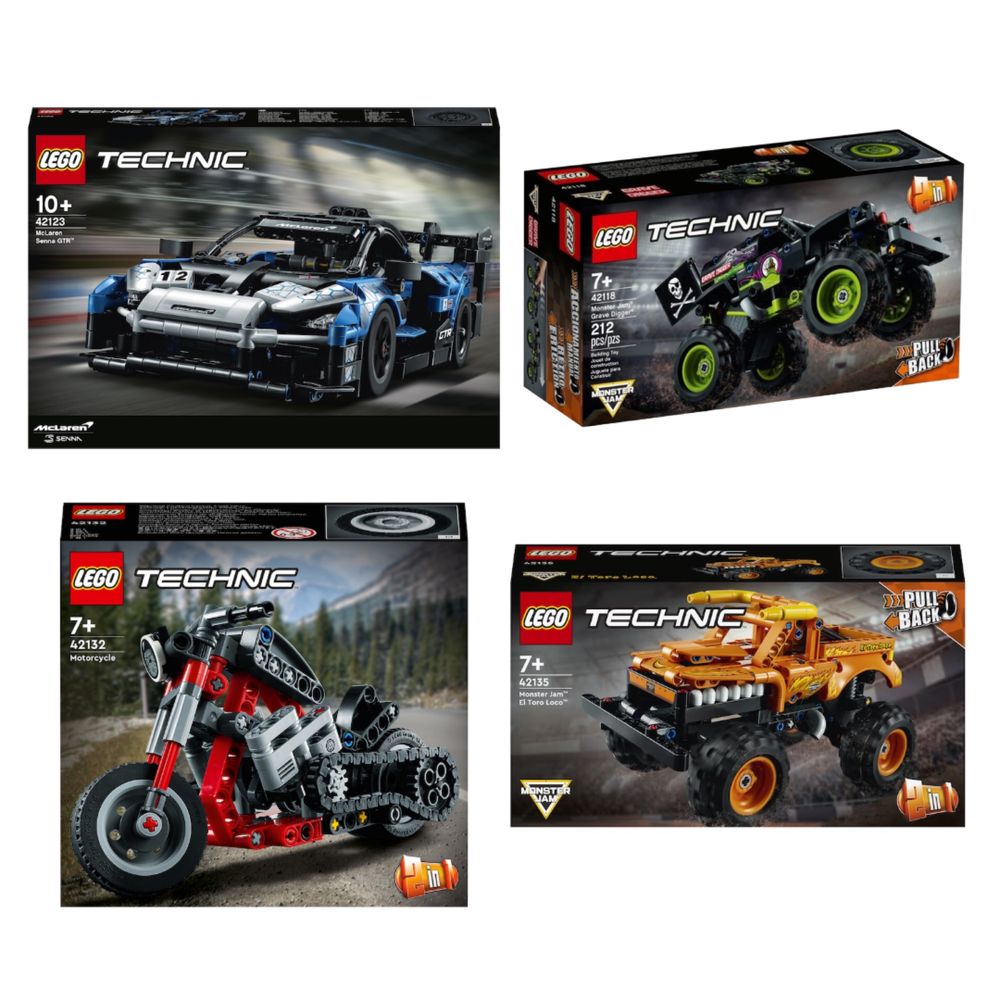 4 Seturi LEGO Technic [cutii complete, originale]