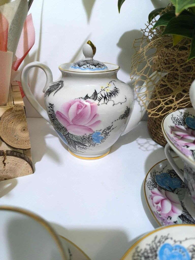 Руски порцелан ЛФЗ сервиз за чай