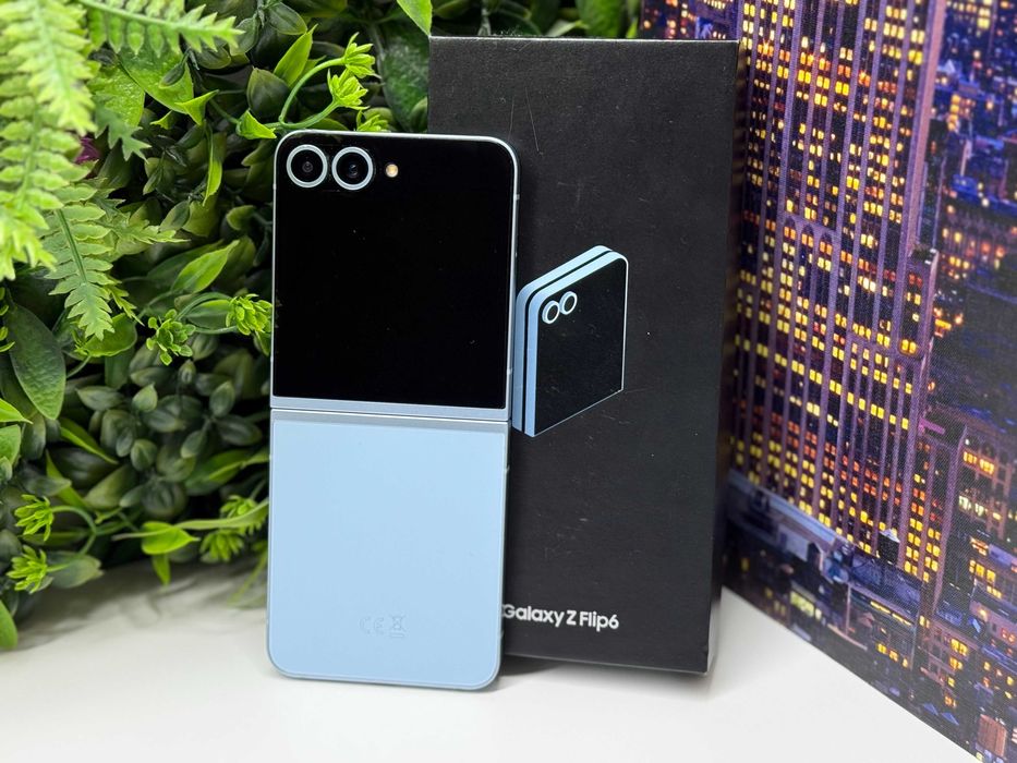 ! Като НОВО ! Samsung Z Flip6 512GB Blue Гаранция