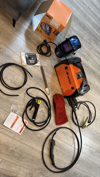 Aparat de sudura profesional Jasic MIG MMA MAG 160A, masca de sudura