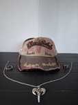 Vintage "Black Rebel" Distressed Pink Cap - Western Style