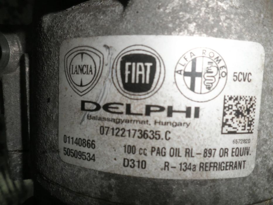 Compresor AC Alfa Romeo Giulietta 1.4 TB 50509534