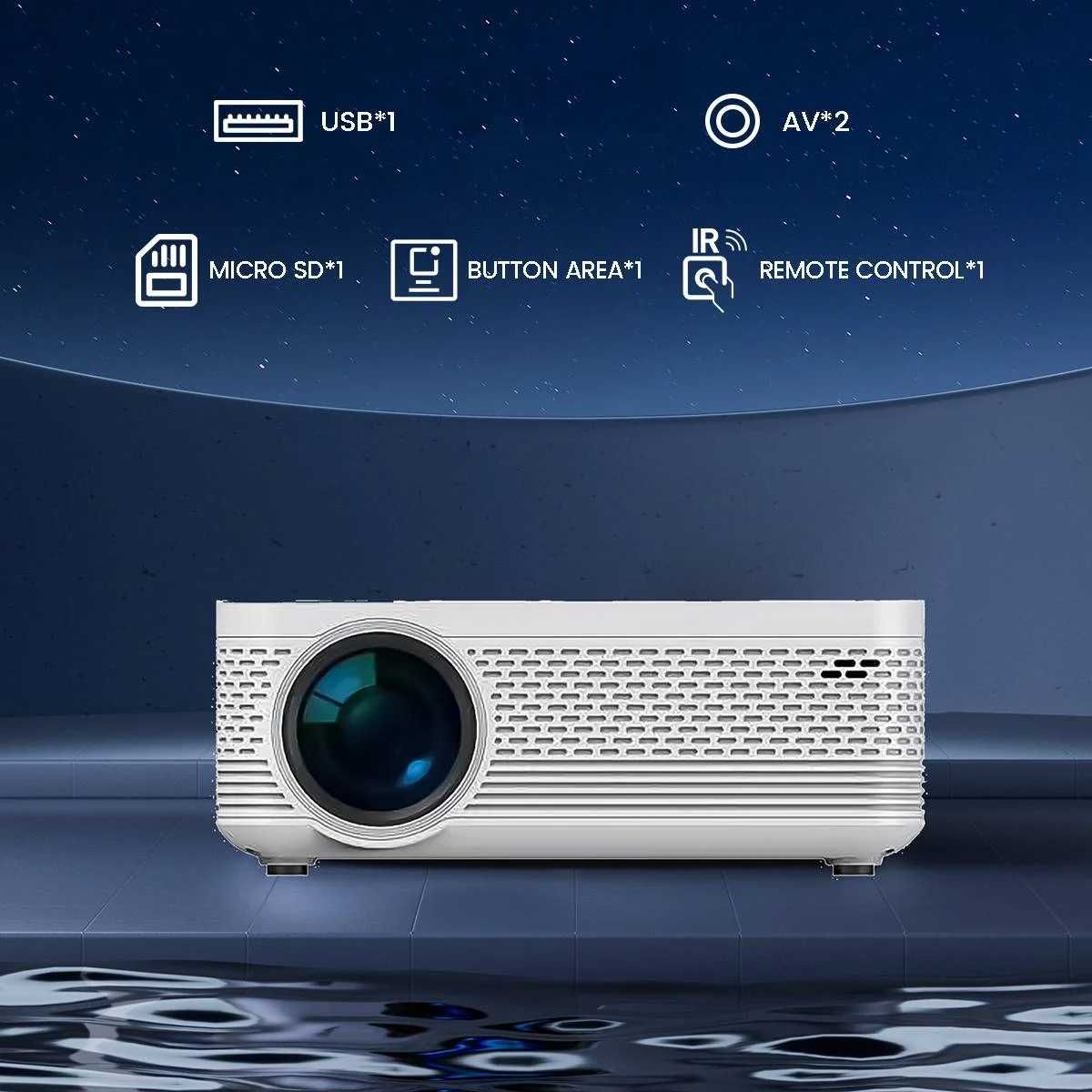 LED WiFi проектор с Android от ZOETOS Z01