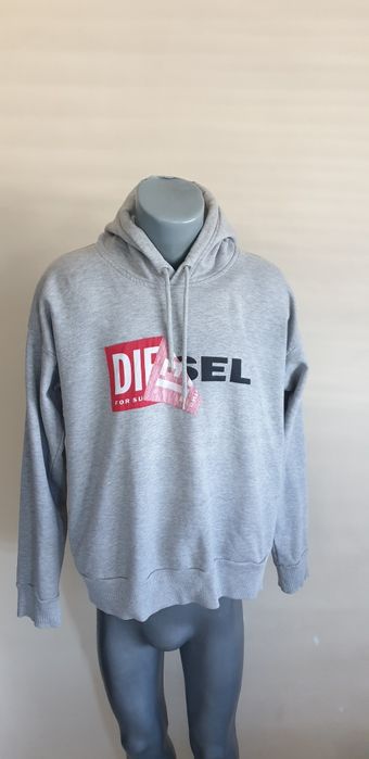 Diesel Oversize Hoodie Cotton Mens Size S - М ОРИГИНАЛ! Мъжки Суичър