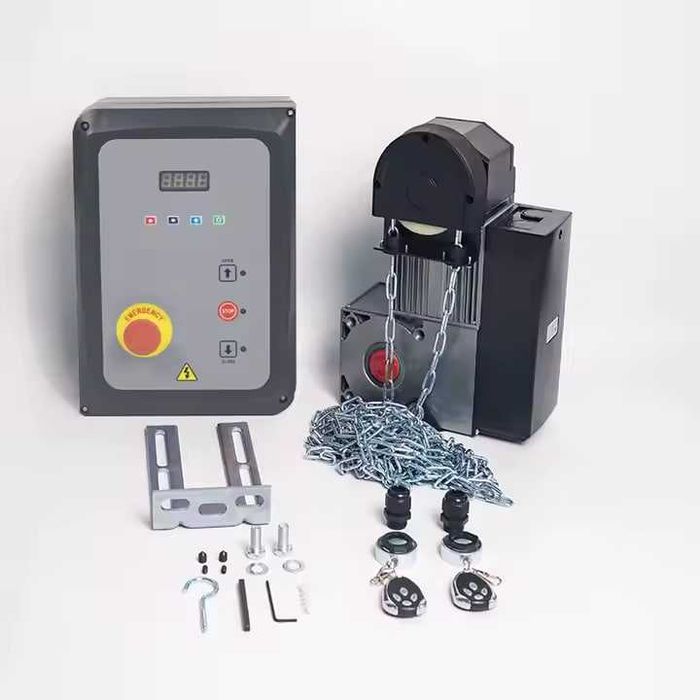 Осевой Электродвигатель  для секционных ворот 220в.