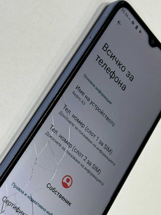 Xiaomi Redmi A3 64GB 3GB RAM Dual / пукнат дисплей и гръб