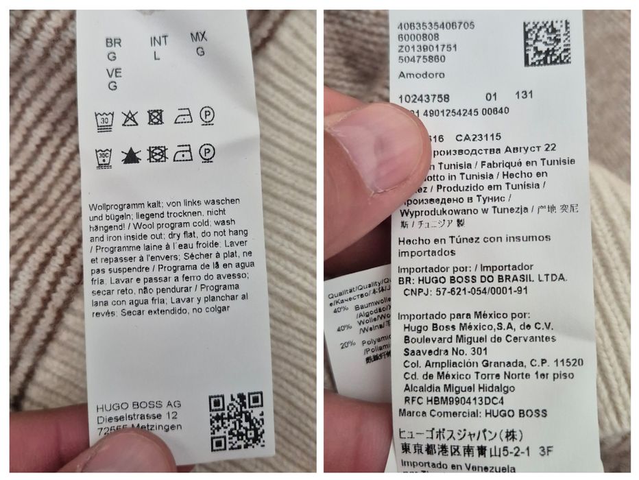 Pulover gros de damă Hugo Boss, mărimea L