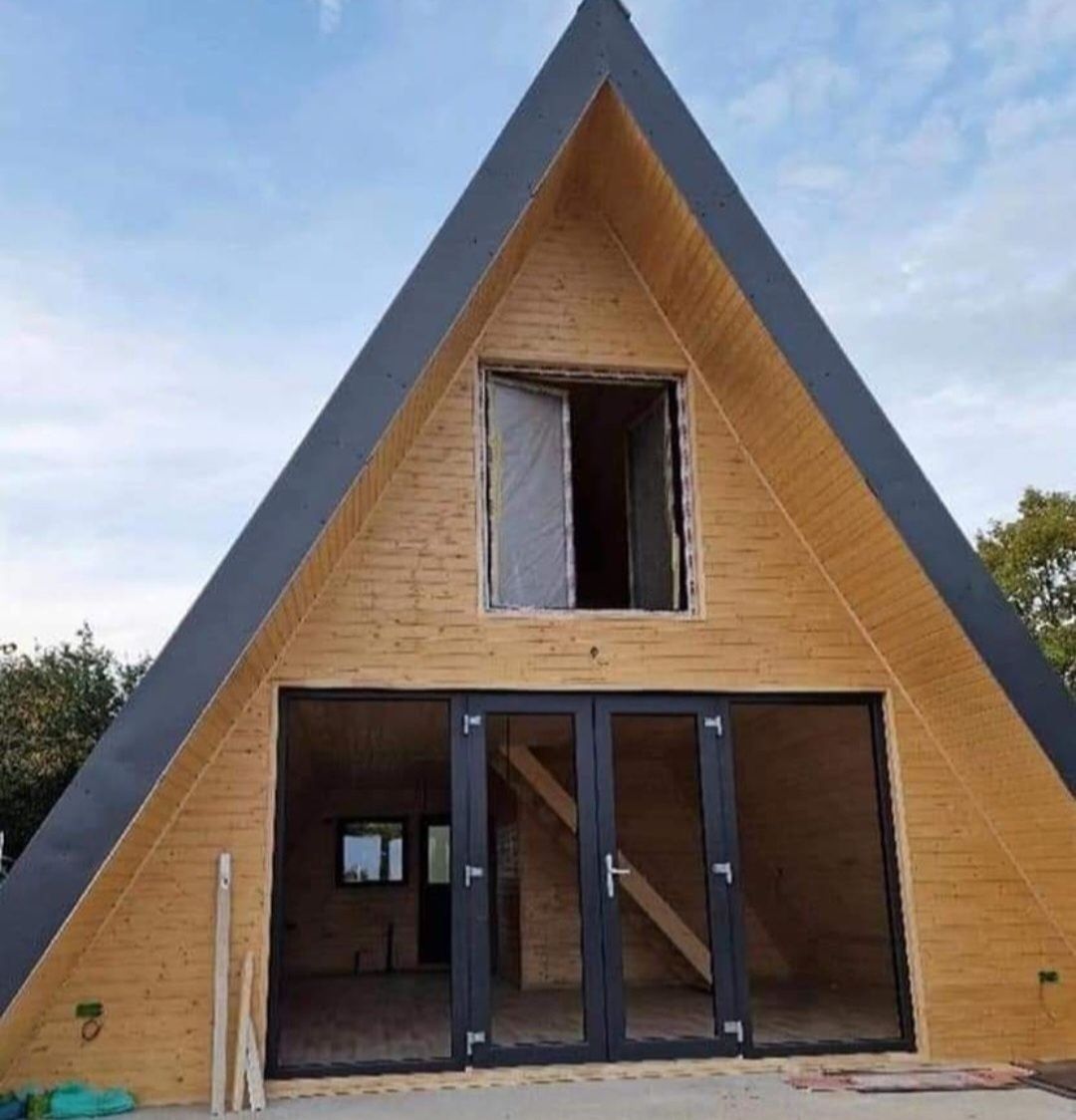 Executam cabane rustice stil A la comanda clientului