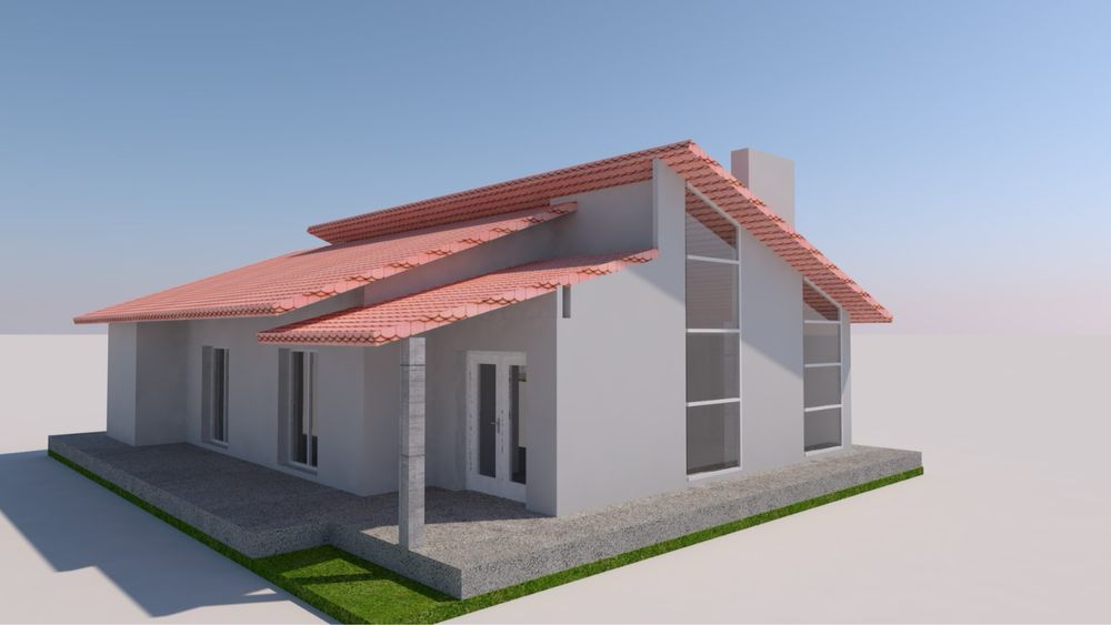 Teren Saftica - Dumbraveni cu fundatie si autorizatie de constructie