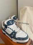 Продавам оригинални обувки Louis Vuitton Trainers-Luxury Blue