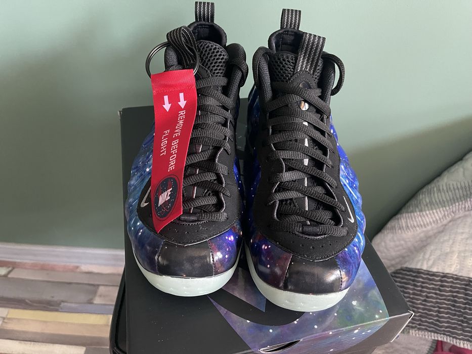 Nike Air Zoom Foamposite One QS Galaxy Jordan Lebron Kobe Penny NBA