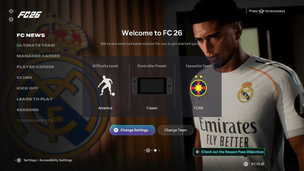 FIFA 26 - Consola Nintendo SWITCH OLED - 256GB - accesorii - 25 jocuri
