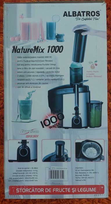 Storcator de fructe si legume ALBATROS NatureMIX 1000