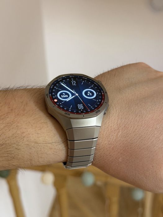 Smartwatch Huawei Watch GT 5 Pro, 46MM, Titanium Case, Titanium Strap