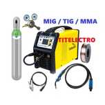 Aparat sudura MIG 200 Trio Synergic + tub PLIN corgon + ceas + sarma