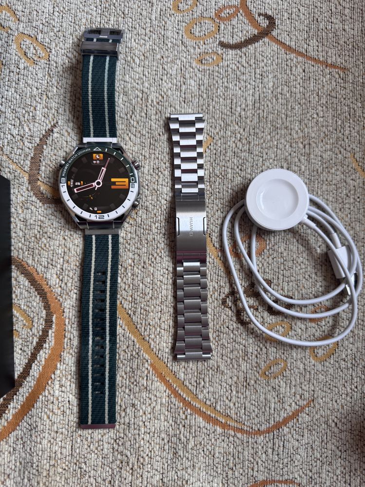 Huawei Watch Ultimate Green ГАРАНЦИЯ 02.2027г. Yettel