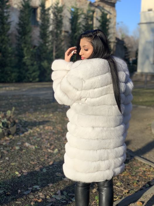 Haina din blana naturala 6 in 1, transformers