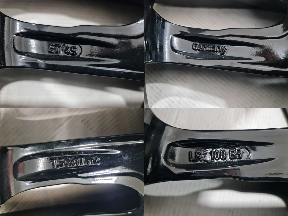 Jante 17 Ford Mondeo Focus Kuga Puma Volvo V40 V60 7.5Jx17 ET45 5x108