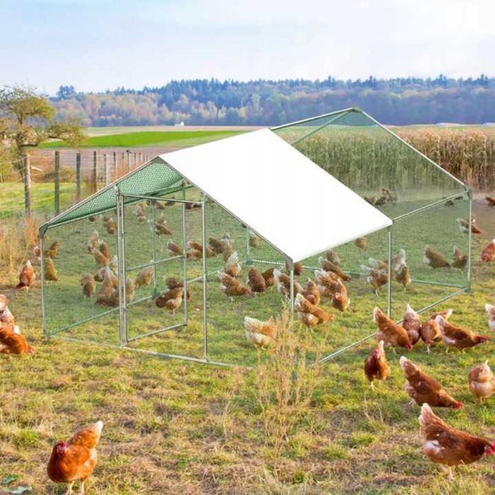 Птичарник 3х3м Клетка за пилета Кокошарник кокошарници клетки кокошки