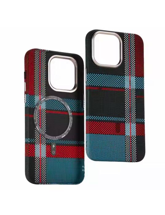 Iphone 14/15/16/PRO MAX PLUS Husa Magsafe Plastic Imprimat Ultra Slim