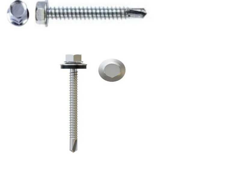 Самонарезен самопробивен винт метал 6,3х120 мм-монтаж ламарина/панел