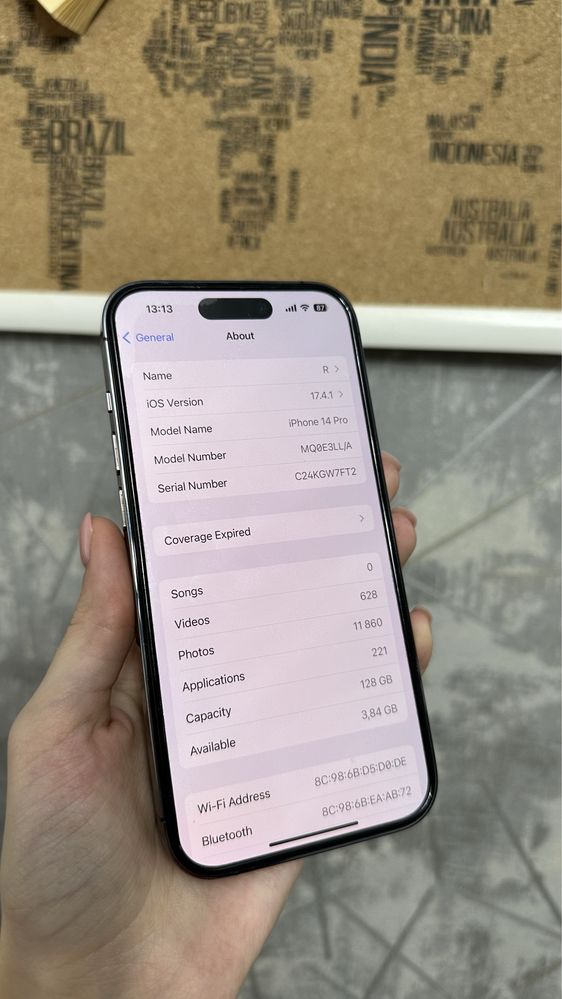 Iphone 14 pro deep purple 128gb