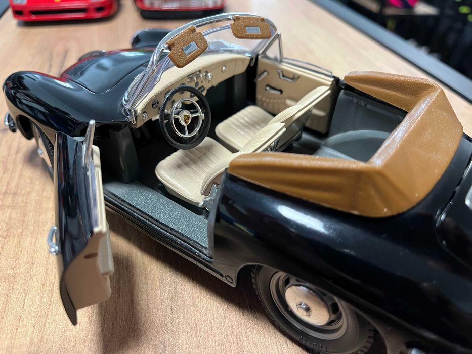 BBURAGO Метална колекционерска количка модел PORSCHE 356B COUPE 1963г.