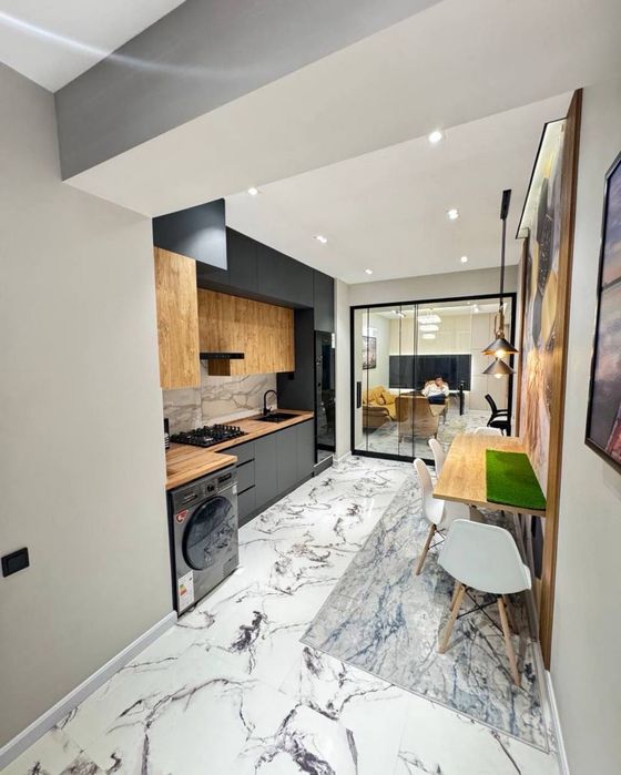 Seoul Mun Продается 2 комнатная квартира ремонт ТЦ Next Яккасарай