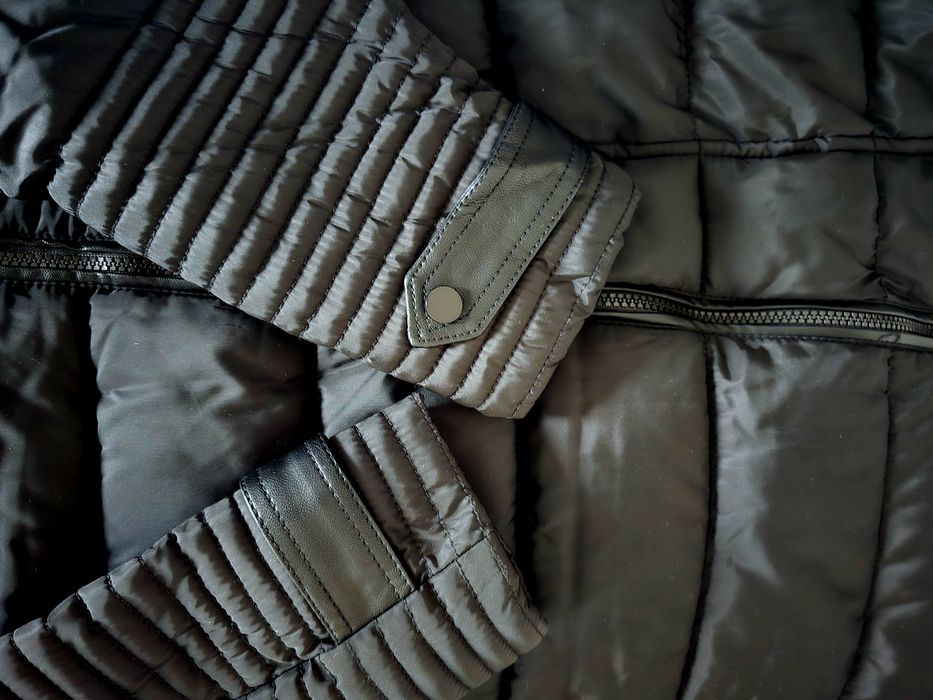 Ново черно дълго дамско яке