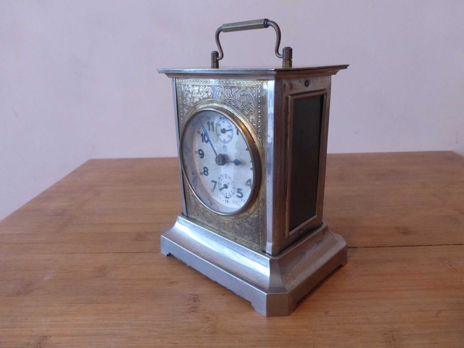 Немски настолен часовник с латерна JUNGHANS Юнгханс D.R.G.M. Жокер