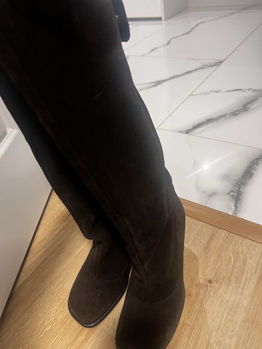 Ботуши zara,ест велур