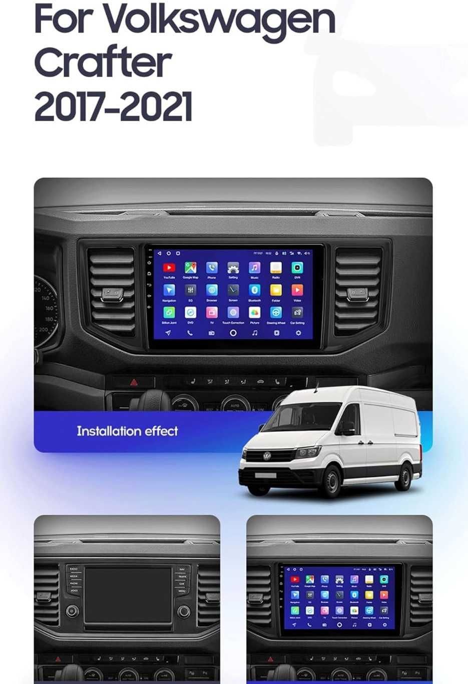 Мултимедия за VW Crafter Volkswagen Crafter навигация Android 2DIN VW