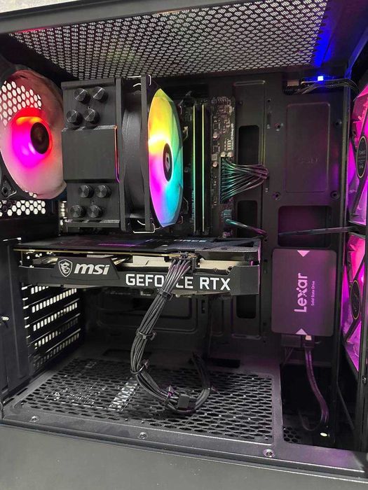 Игровой кейс / Core i5 12400f + RTX 3060 + 1 TB SSD + 16 gb 3200mhz