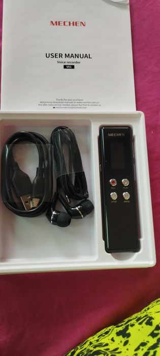 Înregistrator vocal digital Michen VO1 cu accesorii lui nou
