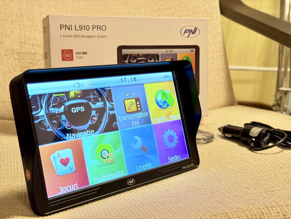 GPS camion tir truck auto PNI L910 PRO ecran 9” 512MB RAM 16GB Full EU