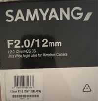 Samyang 50mm f/1.2 - montura MFT negru sigilat