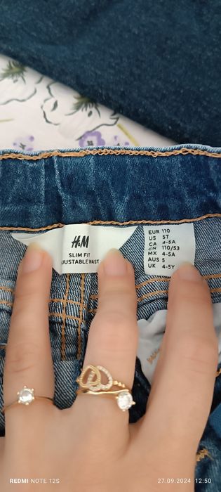 Blugi măsură 110 H&M SLIM FIT
