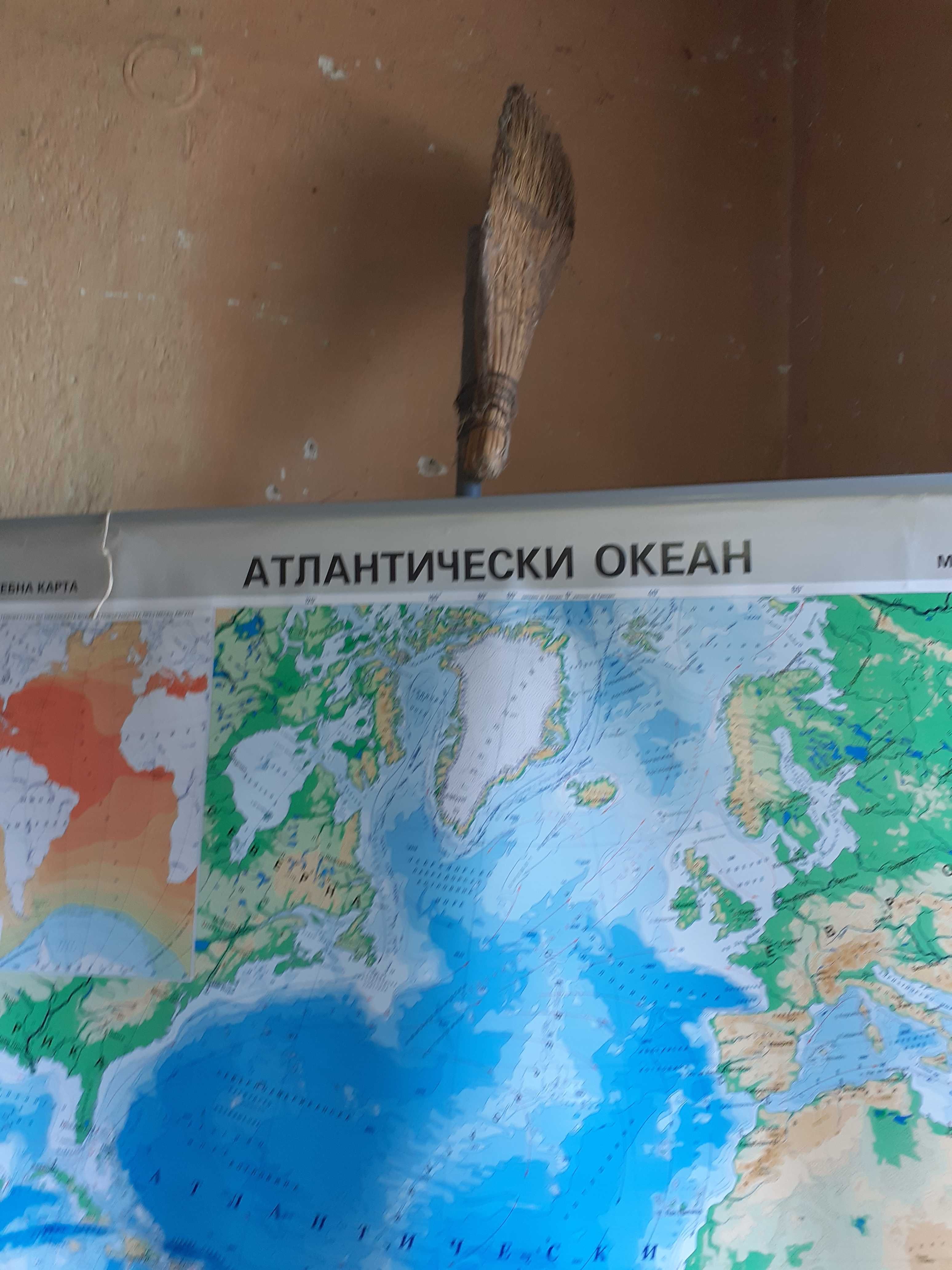 Географска карта Стара Гърция Уникална