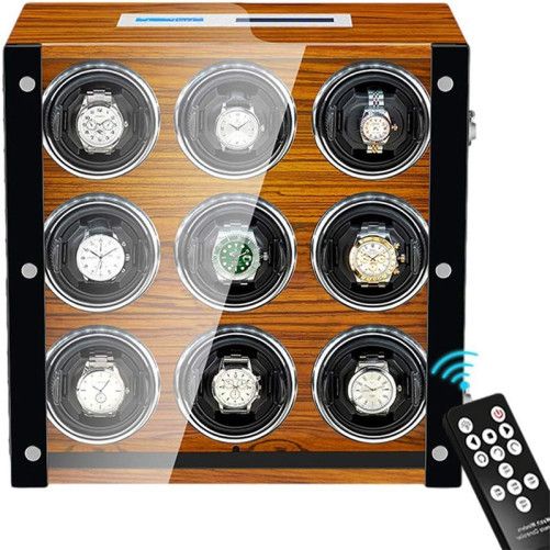 Cutie intors ceasuri automatice iUni, Luxury Watch Winder 9 Maro