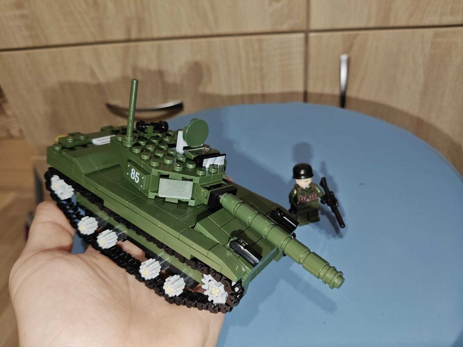Joc tip Lego model tanc T85 cu 281 piese si 1 figurina