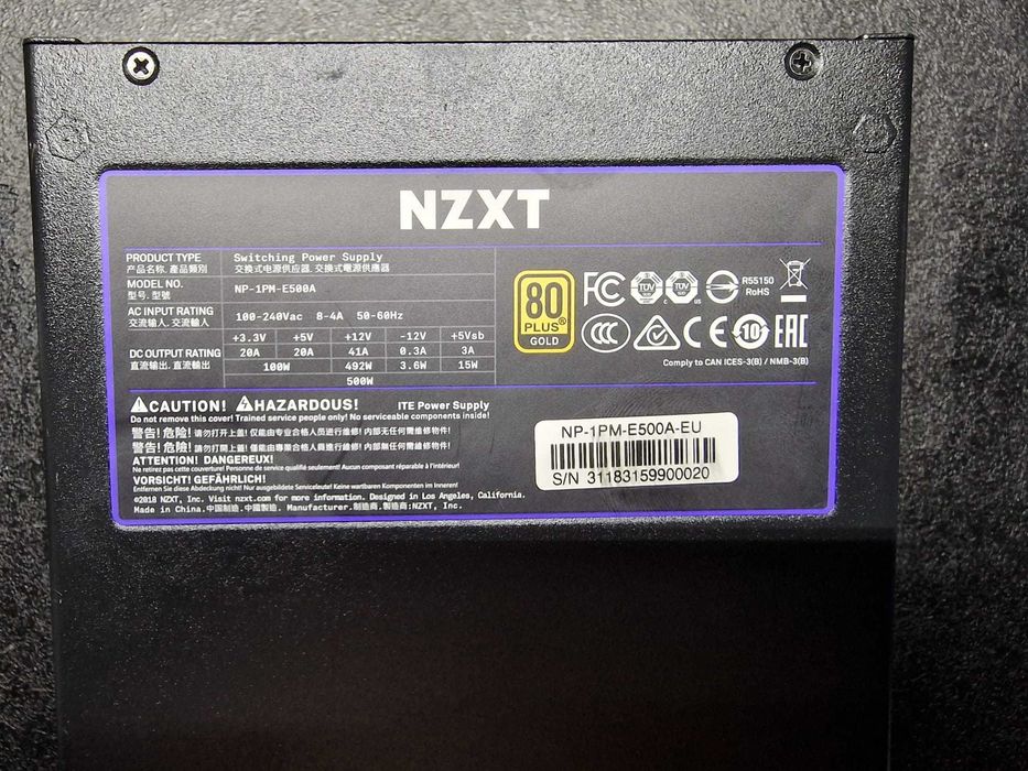 Sursa full modulara PC NZXT E500 500W Smart