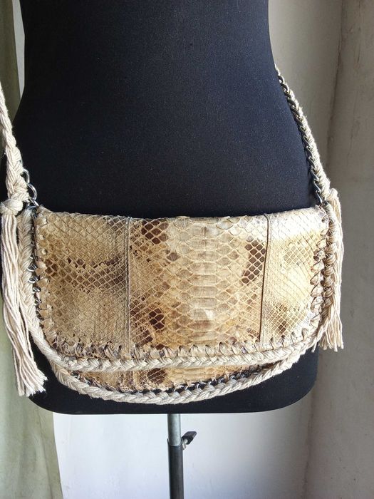 Мини дамска чанта питон  Ambre BABZOE цена 50 лева